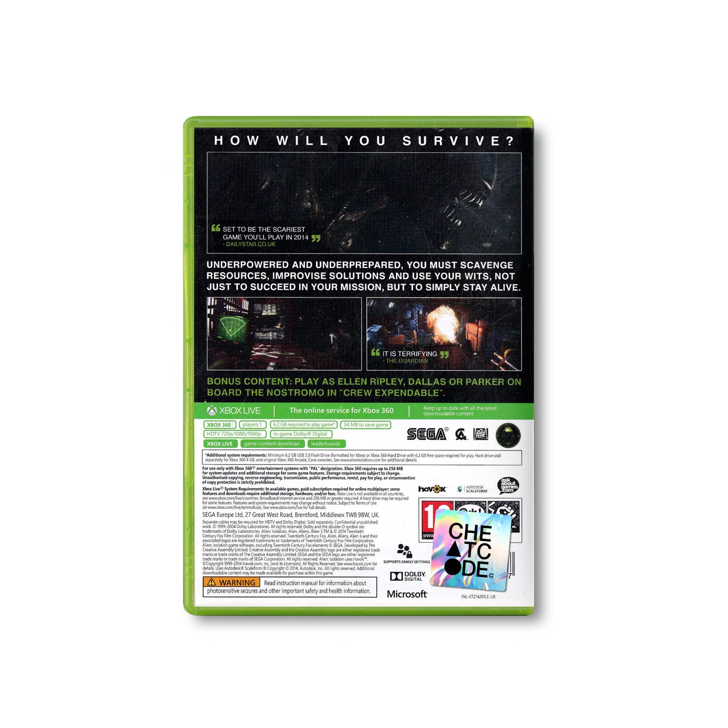 Alien Isolation: Nostromo Edition