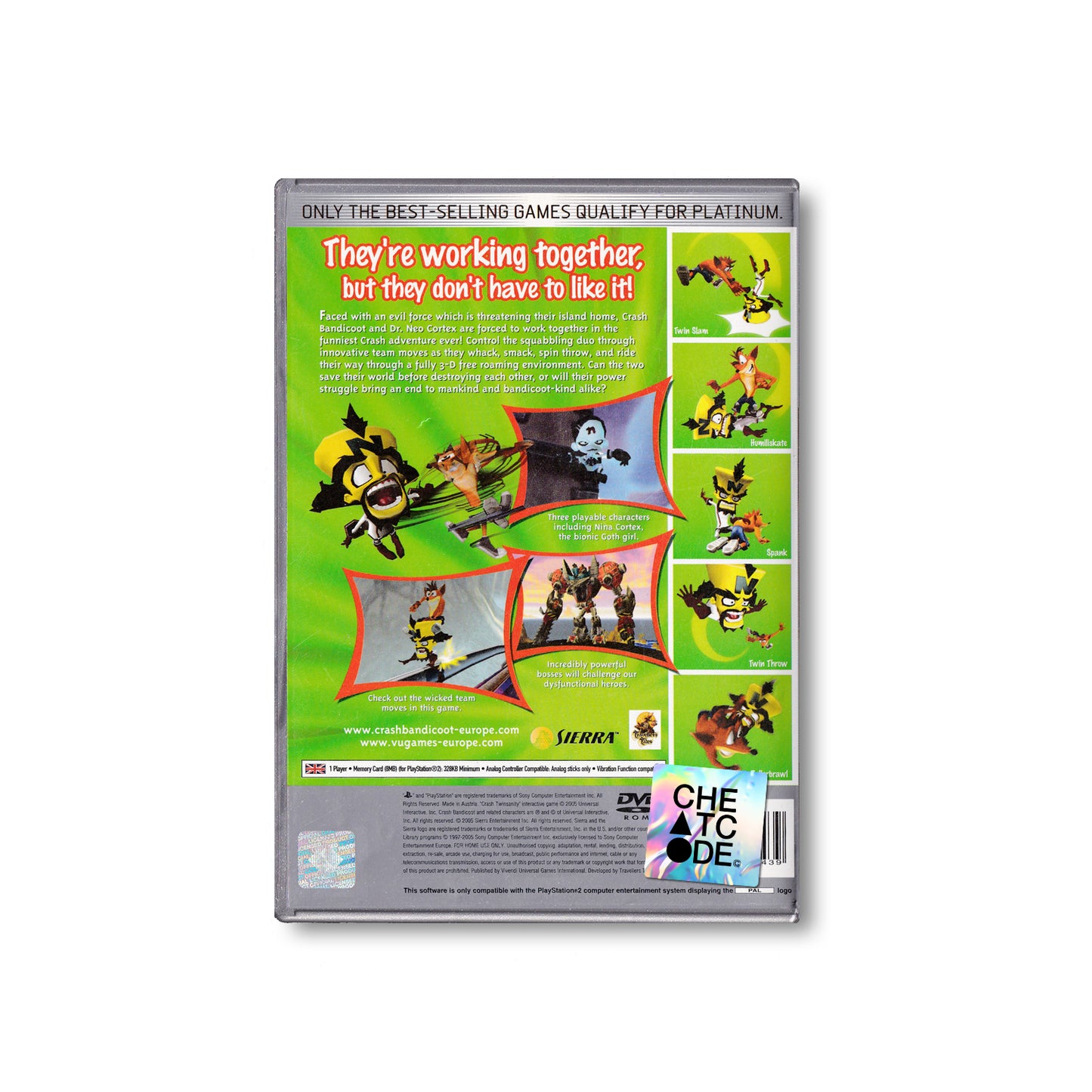 Crash Twinsanity Platinum Edition