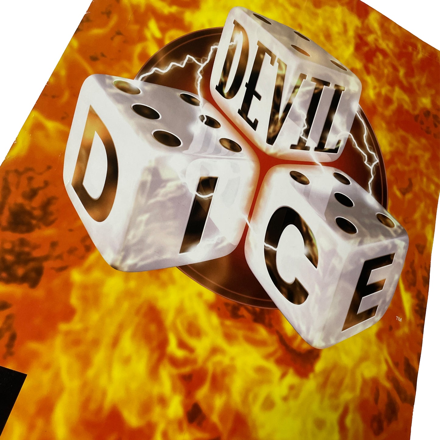Official Devil Dice 1998 Promotional Poster 59cm x 42cm