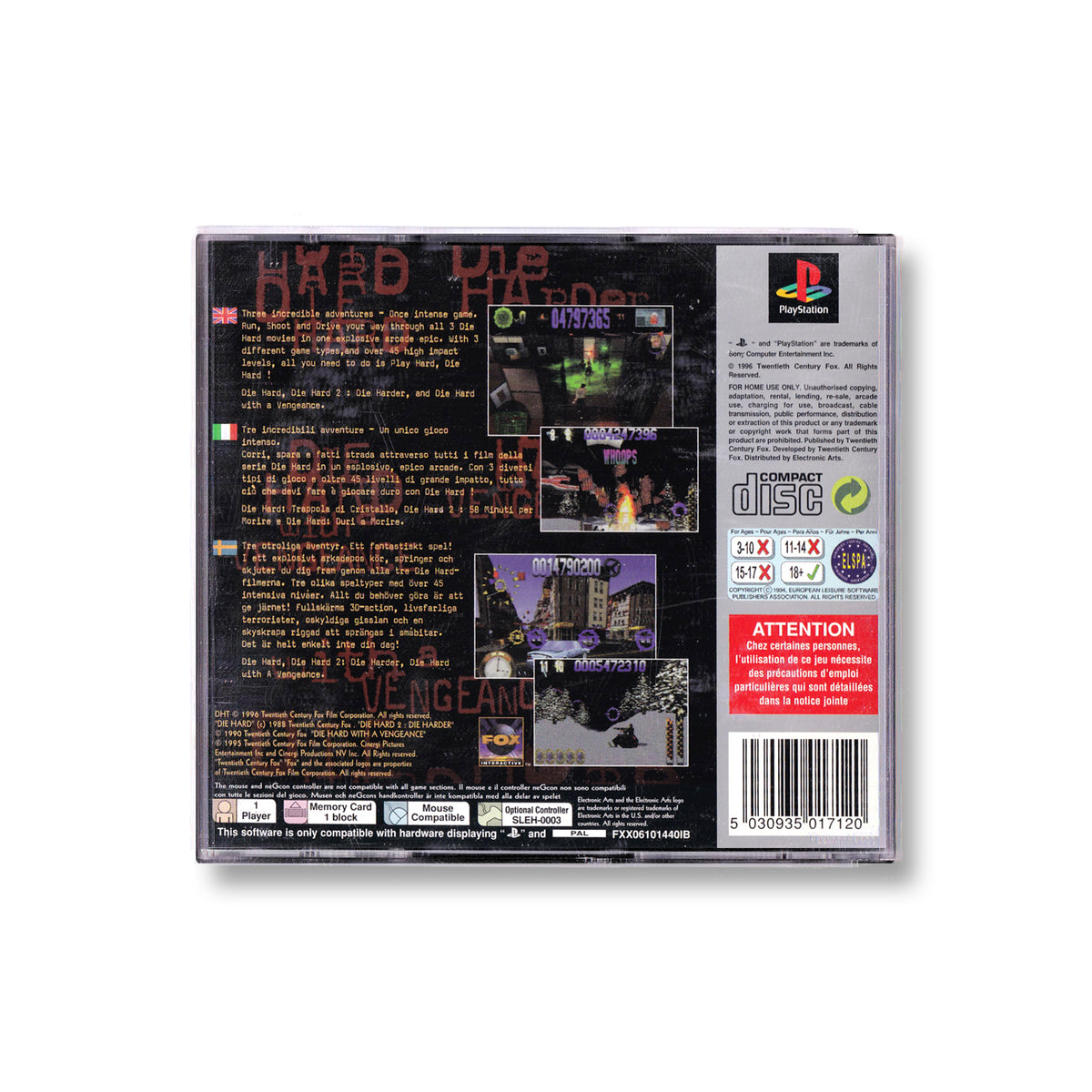 Die Hard Trilogy Platinum Edition