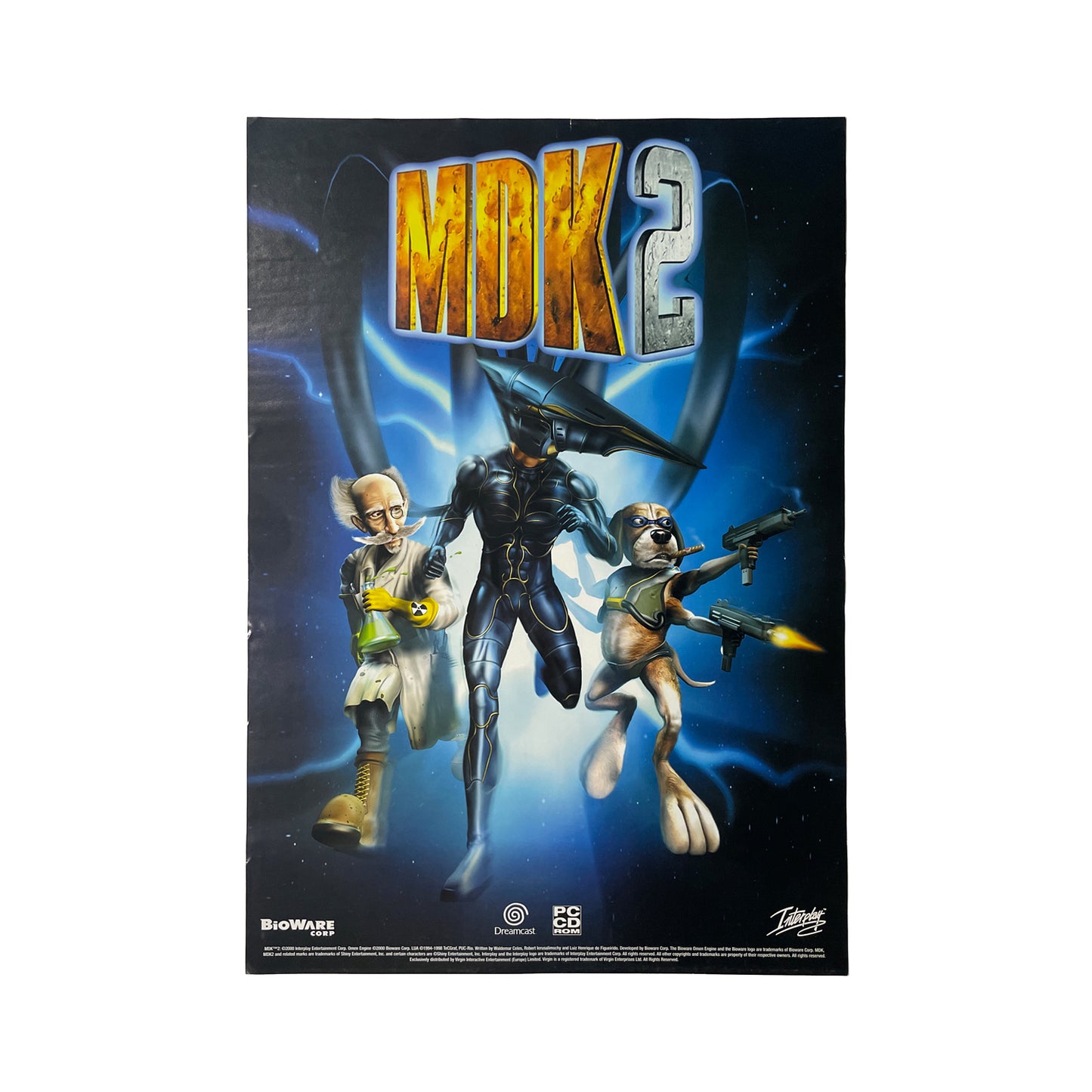 Official MDK 2 2000 Promotional Poster 59cm x 42cm