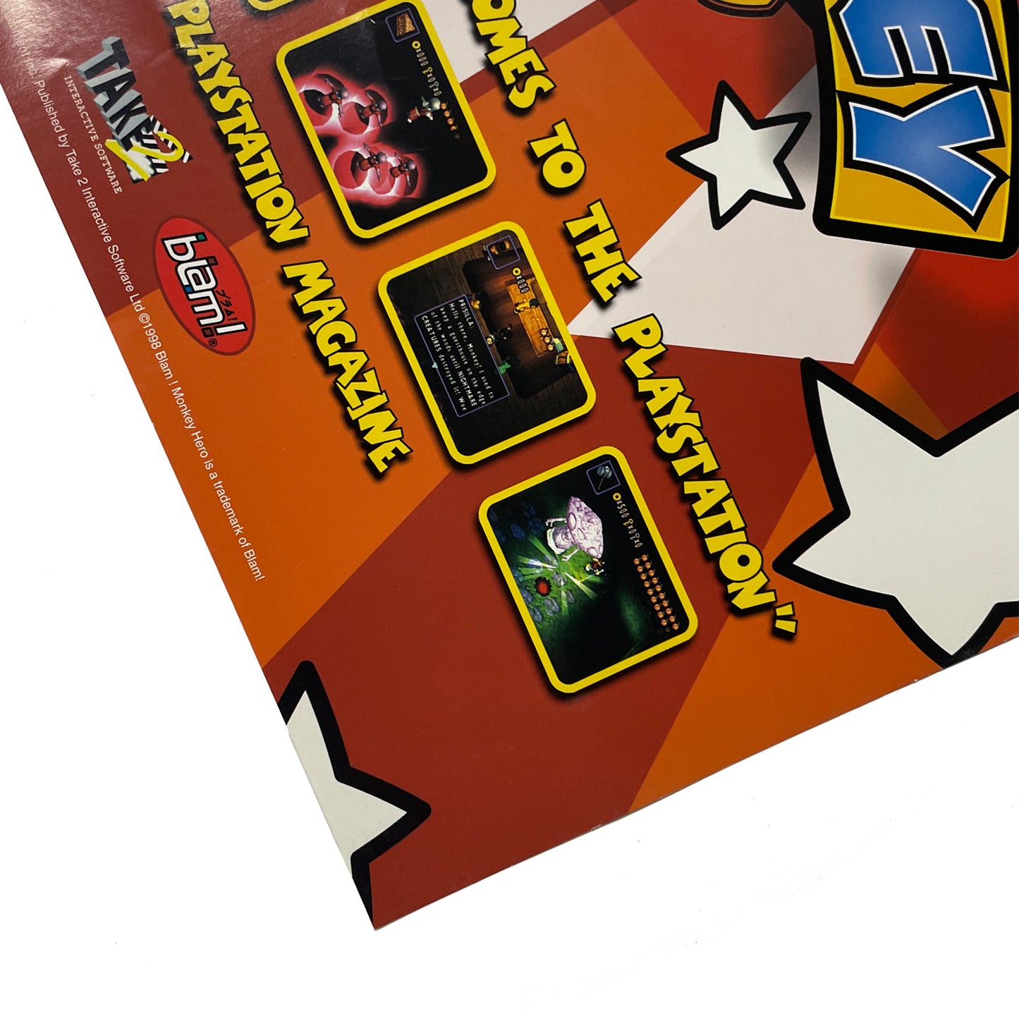 Official The Adventures of Monkey Hero 1999 promotional poster 59cm x 42cm