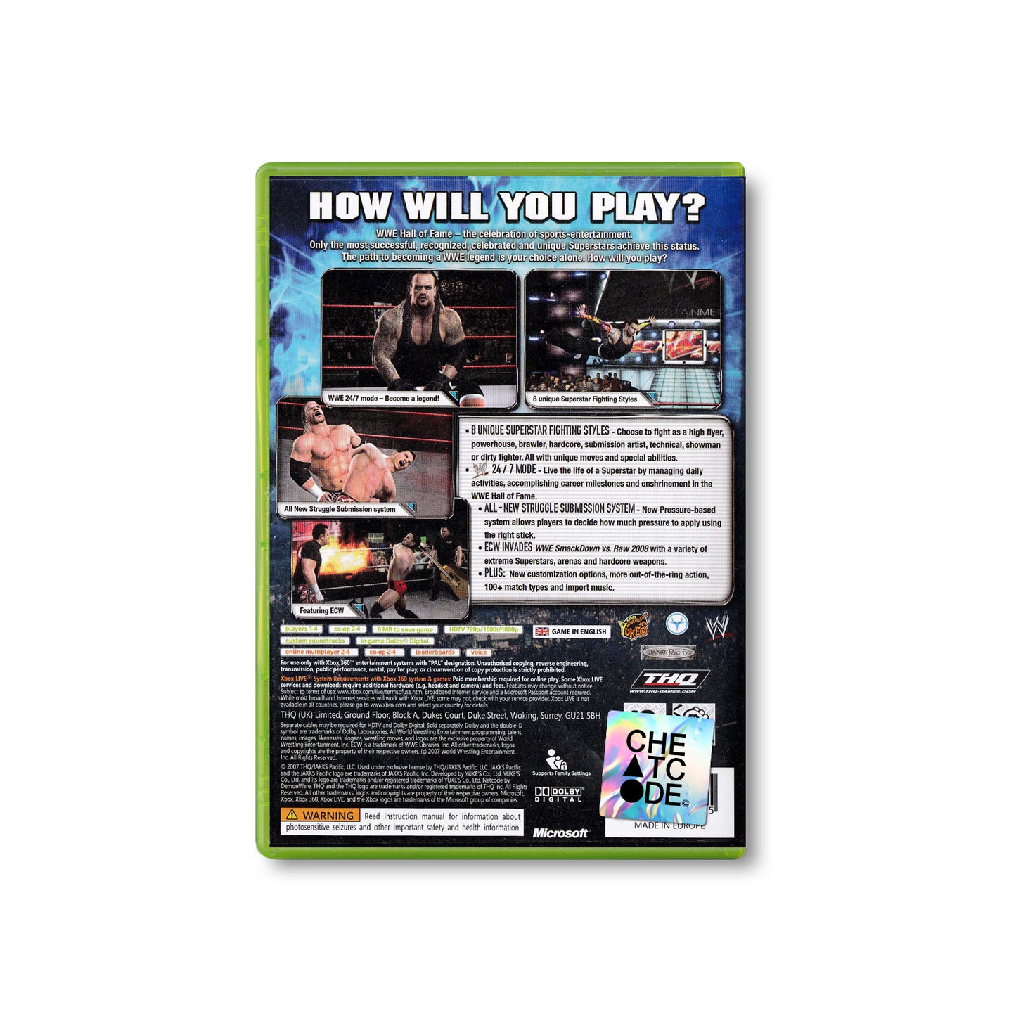 WWE Smackdown vs Raw 2008
