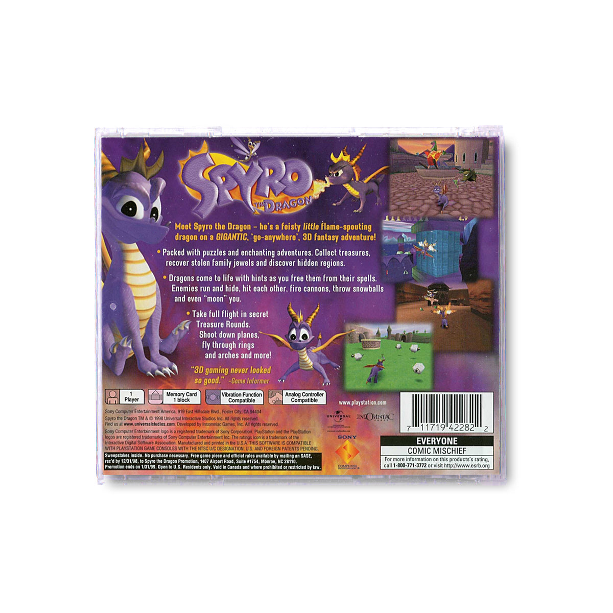 Spyro the Dragon NTSC U/C