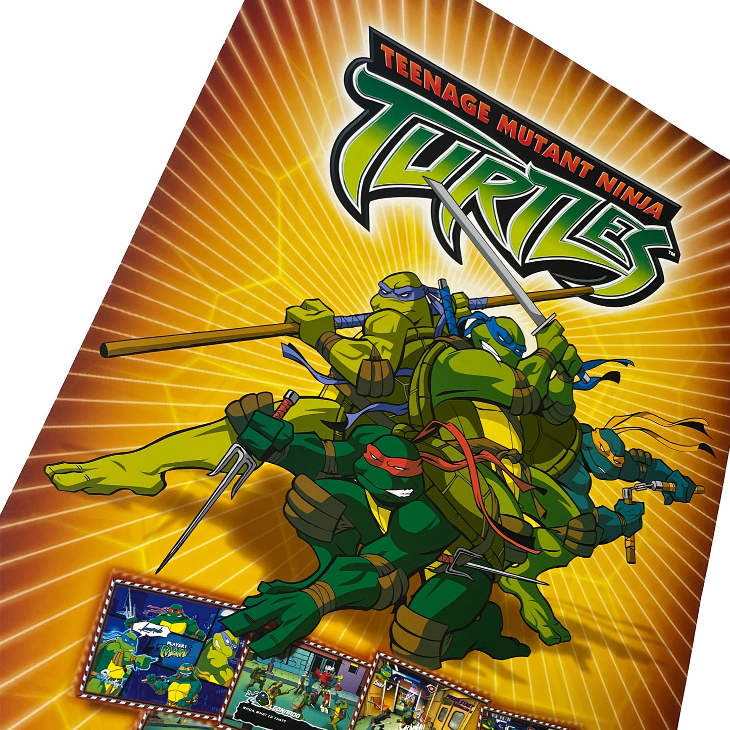 Official Teenage Mutant Ninja Turtles 2003 Promotional Poster 59cm x 42cm