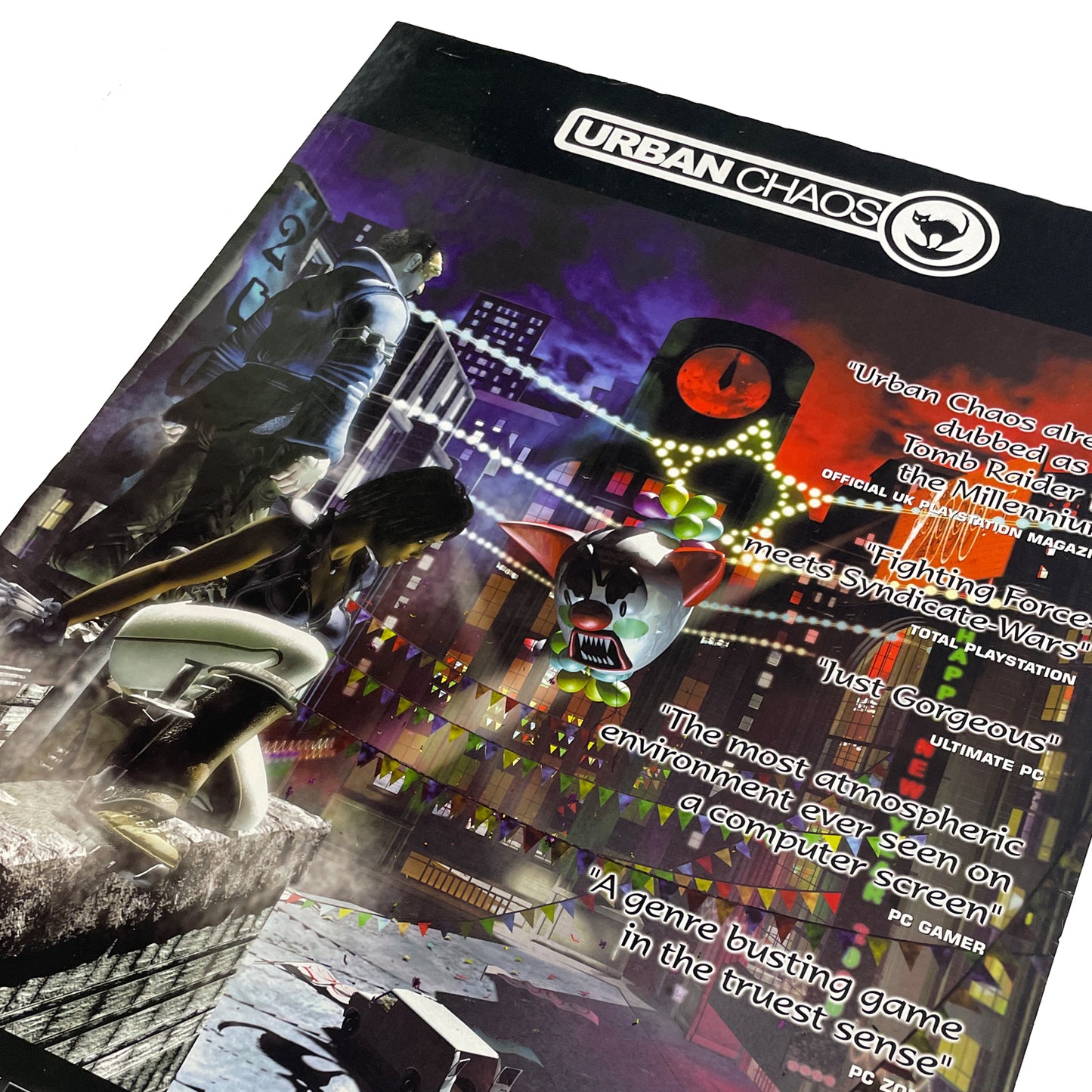 Official Urban Chaos 1999 Promotional Poster 59cm x 42cm