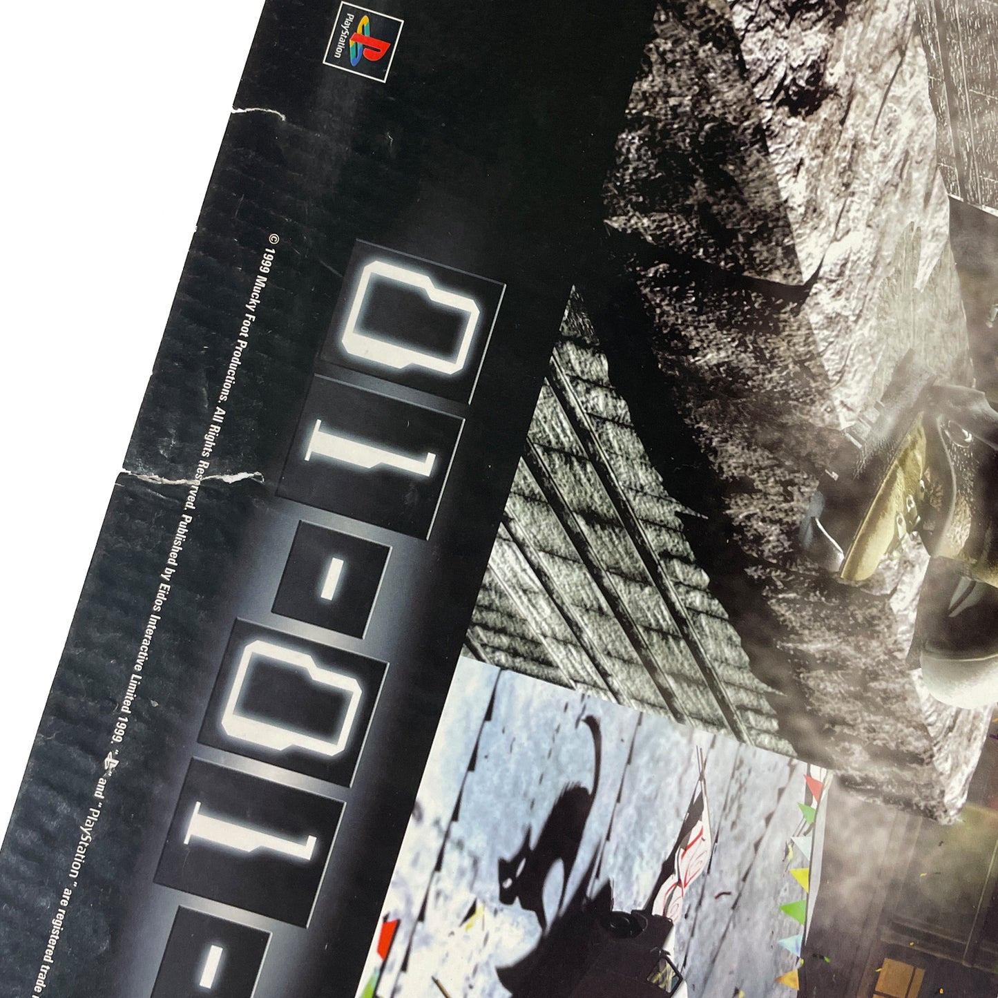 Official Urban Chaos 1999 Promotional Poster 59cm x 42cm