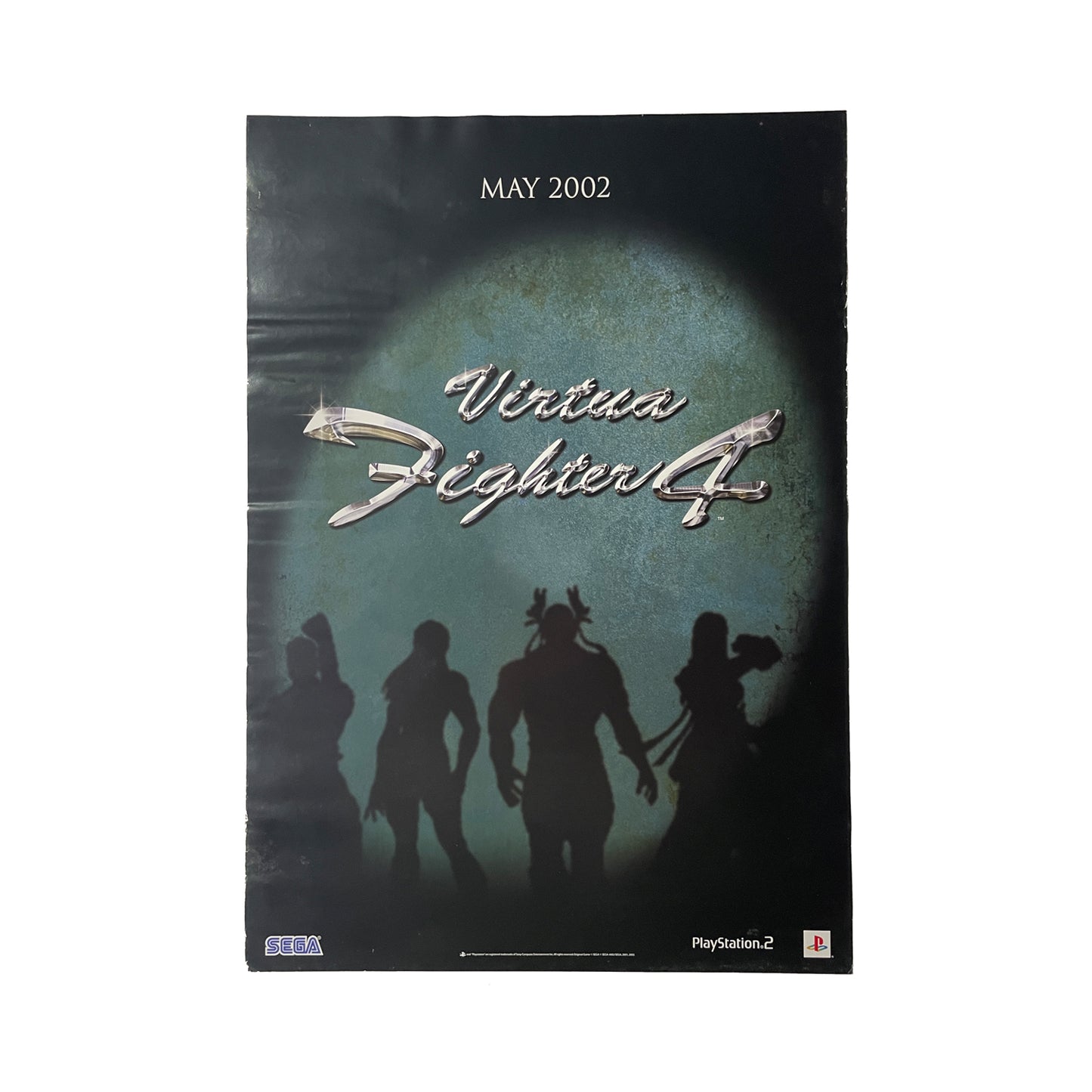 Official Virtua Fighter 4 2001 Promotional Poster 59cm x 42cm