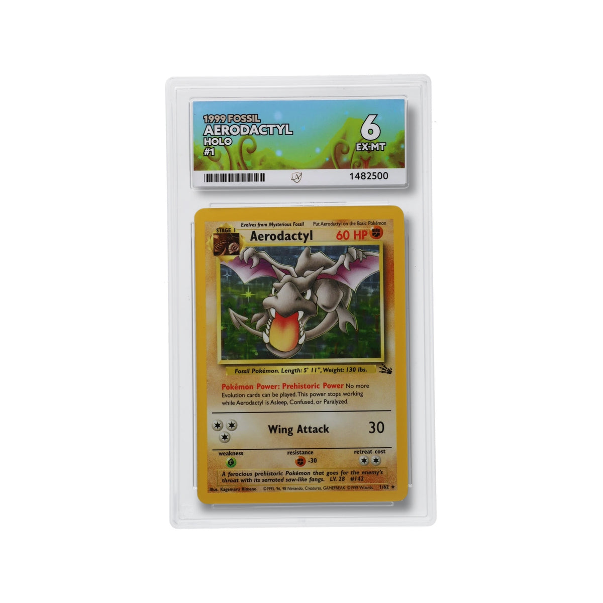 Aerodactyl - Fossil - 1/62 - Holo - 1999 ACE 6