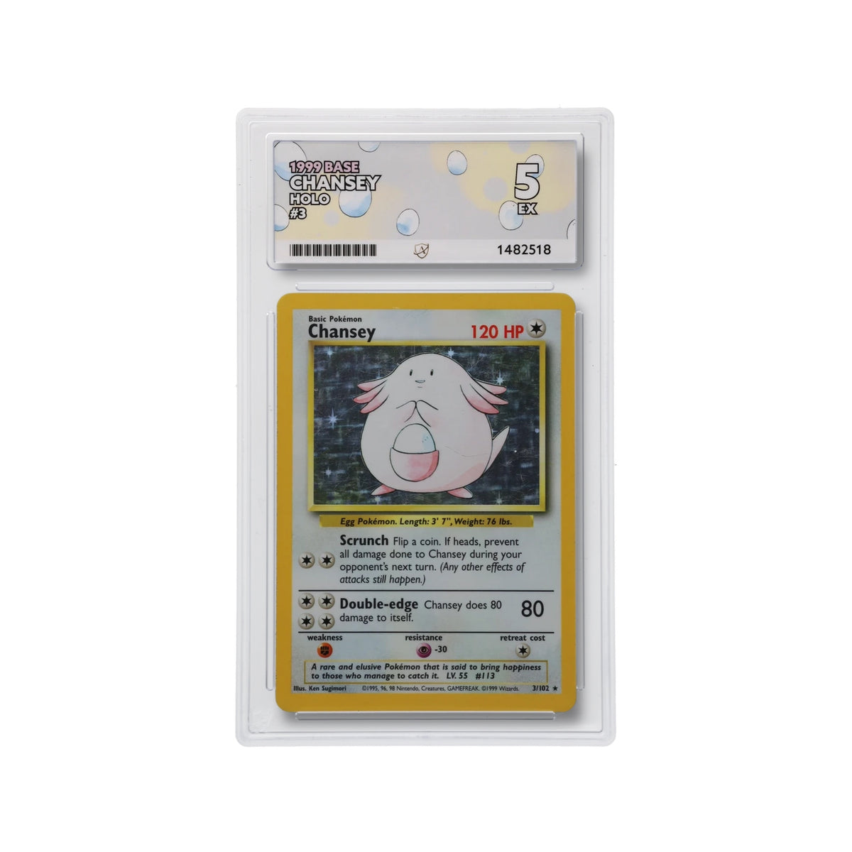 Chansey - Base - 3/102 - Holo - 1999 ACE 5