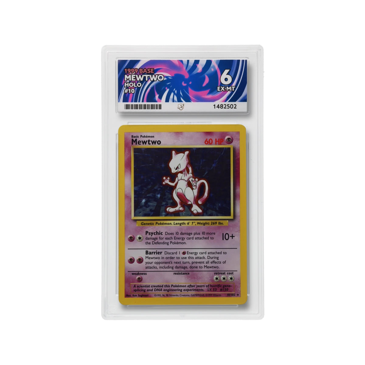 Mewtwo - Base - 10/102 - Holo - 1999 ACE 6
