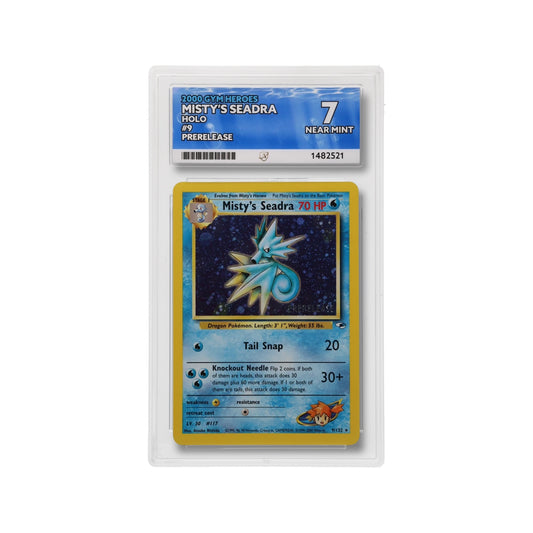 Misty's Seadra - Gym Heroes - 9/132 - Holo - Prerelease - 2000 ACE 7
