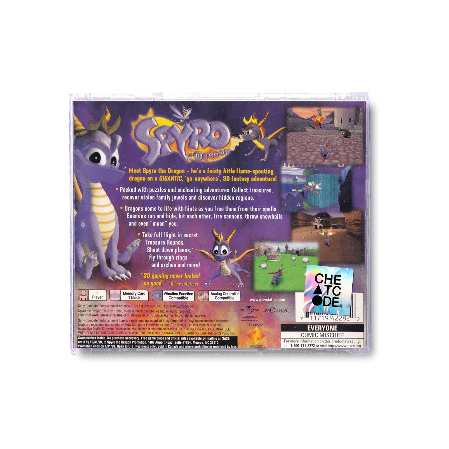Spyro The Dragon NTSC U/C