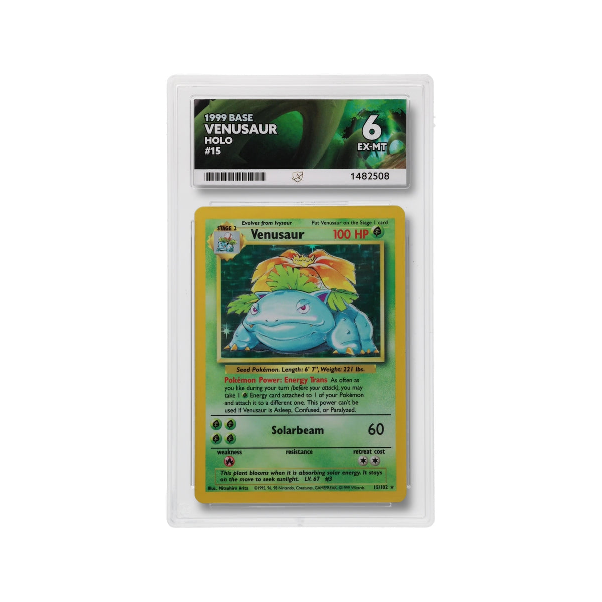 Venusaur - Base - 15/102 - Holo - 1999 ACE 6