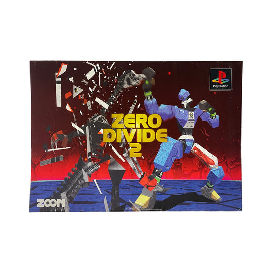 Official Zero Divide 2 1997 Promotional Poster 59cm x 42cm