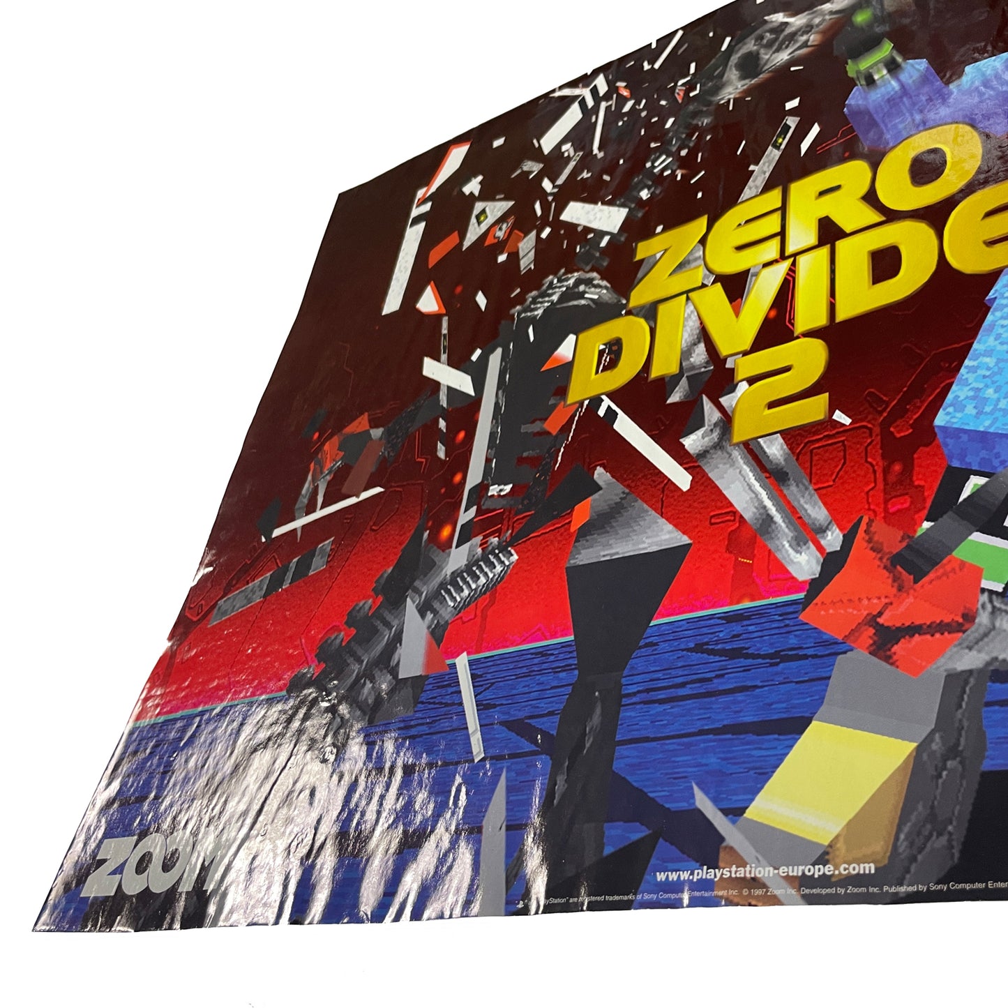 Official Zero Divide 2 1997 Promotional Poster 59cm x 42cm